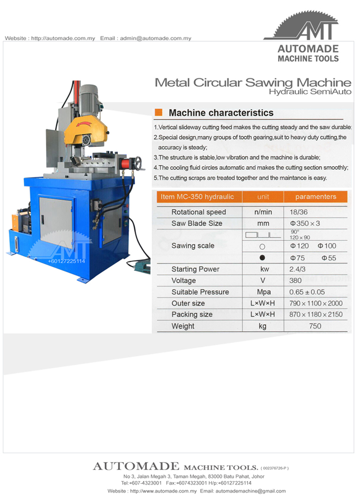 MC350 SemiAuto Type